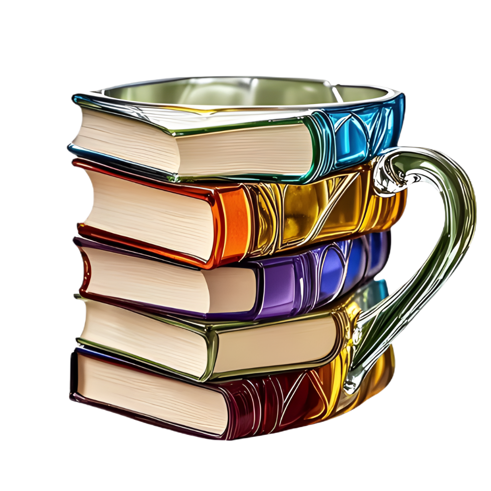 LitLayers - Painted Books Mug
